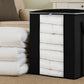 Blanket Storage Bag Extra Large Moving Clothes and Toy Foldable Container 120L
