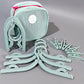 Foldable Travel Hanger Set with Clips and Storage Bag