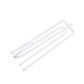 50Pcs 4 Prong Stainless Steel Pinch Pleat Curtain Hooks for Pleated Curtains