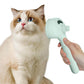 Rechargeable Pet Cat Dog Grooming Spray Brush with Self-Cleaning Function