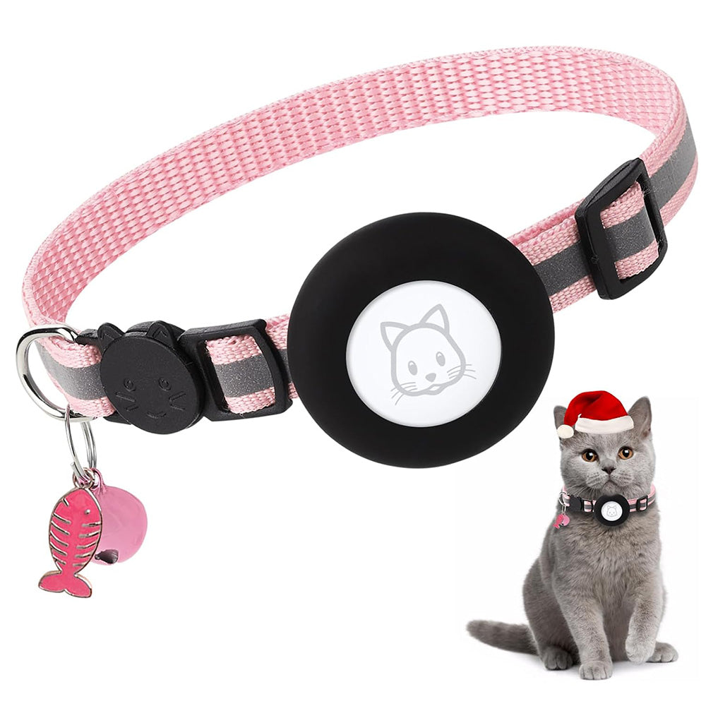 Adjustable Cat Collar Compatible with Apple Airtag