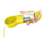4 in 1 Pet Feeder Dog Cat Puppy Water Bottle Cup with Poop Bag Holder for Yorkie