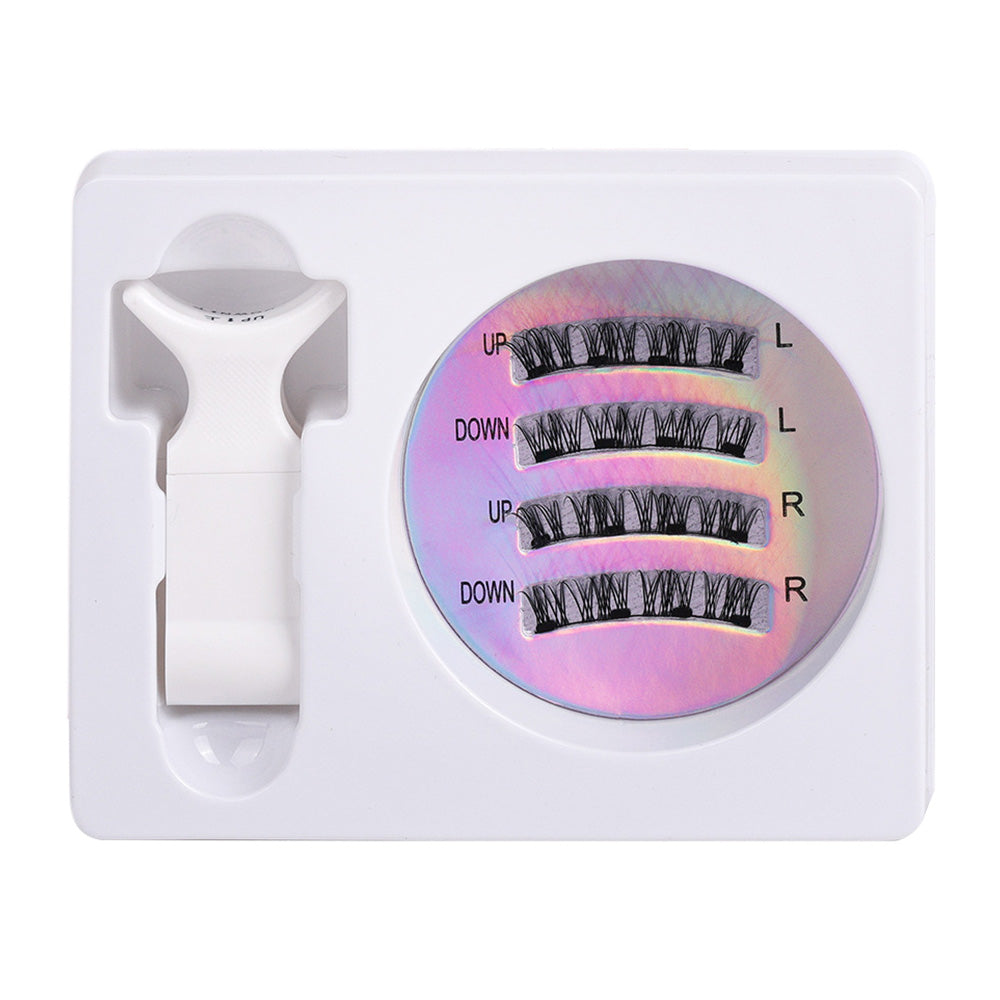 Eyelashes Kit With Clip Reusable Attractive Lashes No Glue Needed Lashes Kit