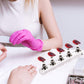 2 Sets Acrylic Magnetic Fake Nails Display Stand for Nails Painting Practices