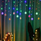 4m Curtain String Lights Waterproof Christmas Window Lights for Party Decorations