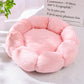 Flower Shape Pet Bed Cat Beds Dog Bed Cats Calming Pet Beds Round Dog Bed-Pink