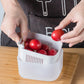 Food Storage Drain Containers with Lids and Ventilation Holes