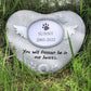 Pet Memorial Stone Puppy Tombstone Indoor Display