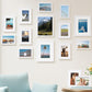 15 Piece Picture Frame Set Multi-size Collage Photo Frames for Wall or Tabletop Display