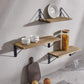 3Pcs Wall Mounted Wood Floating Shelf Storage Display for Bedroom Decor