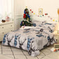 Christmas Pattern Quilt Duvet Doona Cover Set Single Double Queen King Size Bedding Set