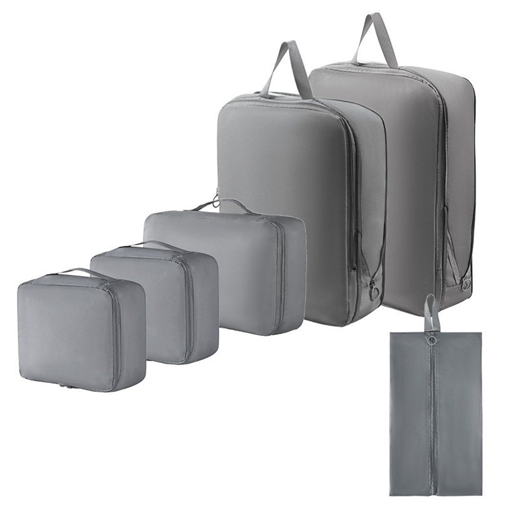 6-Piece Travel Luggage Packing Cubes Organizer Bags Set