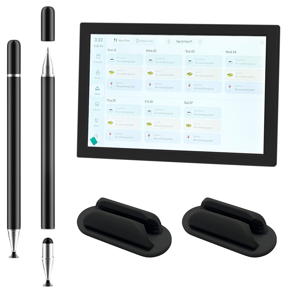 10.1 Inch Smart Digital Calendar with Touch Screen Family Planner Wall Tablet with Stylus Pens