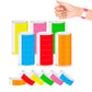 600Pcs Water-Resistant Neon Colored Adhesive Paper Wristbands