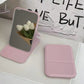 2-Pack Medium Foldable PU Leather Makeup Mirror Portable Travel Vanity Mirror