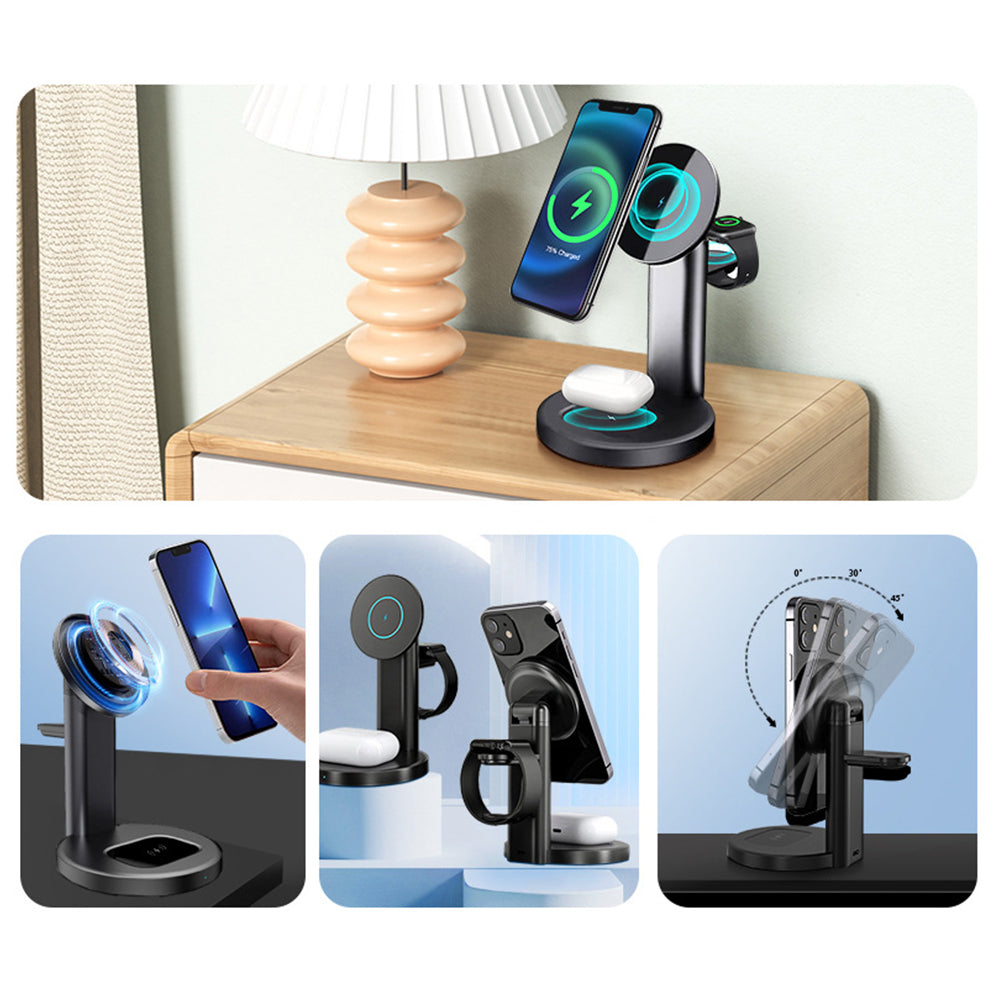 3-in-1 Magnetic Wireless MagSecurity Charging Station
