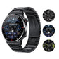 Bluetooth Smart Watch Sports Tracker with Heart Rate Monitor-1 Steel Strap and 1 Silicone Strap