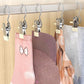 10Pcs Stainless Steel Metal Hanging Hook Clips for Closet