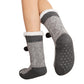 Womens Slipper Fuzzy Grips Socks Fluffy Winter Warm Thick Thermal Cozy Plush Non Slip Cabin Soft Fleece Socks