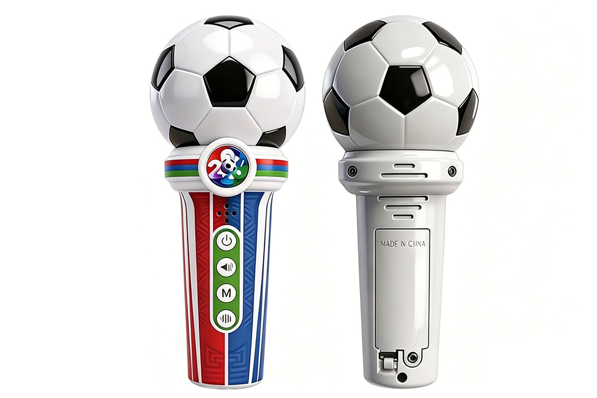 Soccer Theme Handheld Microphone Football Cheering Microphone Kids Microphone Toy Voice Amplifying Mic