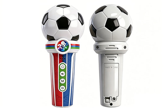 Soccer Theme Handheld Microphone Football Cheering Microphone Kids Microphone Toy Voice Amplifying Mic