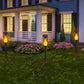 4Pcs Solar LED Tiki Torch with Flickering Flame Solar Outdoor Light