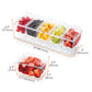 Ice Chilled Condiment Caddy with 5 Plastic Containers