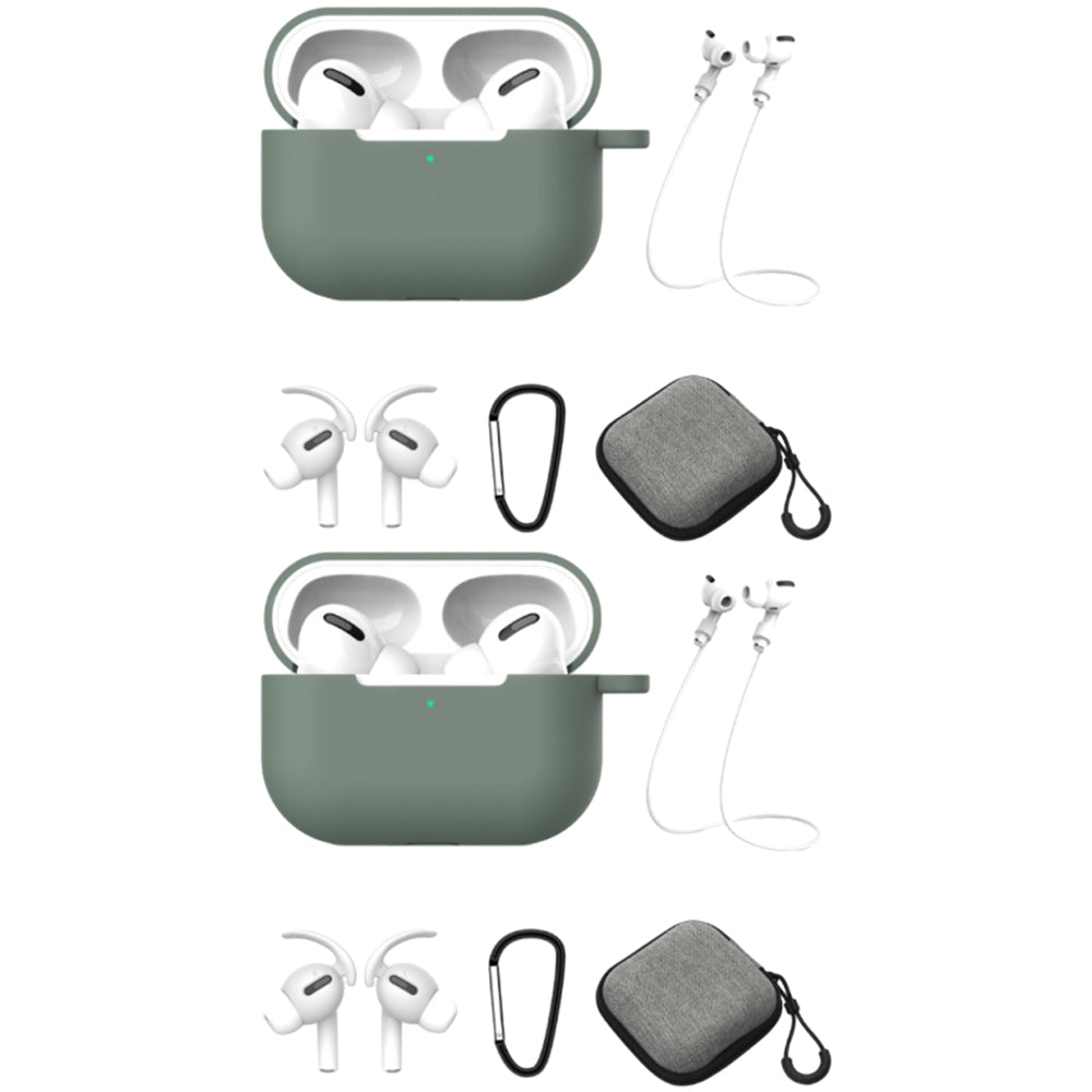 2Pcs Silicone Case Cover Accessories Kits For AirPods Pro Earphone