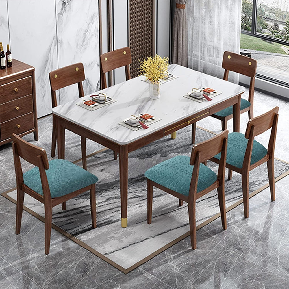 Water Resistant Stretchable Dining Chair Seat Covers