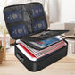 Multi Layer Document Storage Bag Large Capacity File Organizer Storage Box