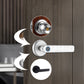 Smart Fingerprint Password Handle Door Lock with Tuya APP