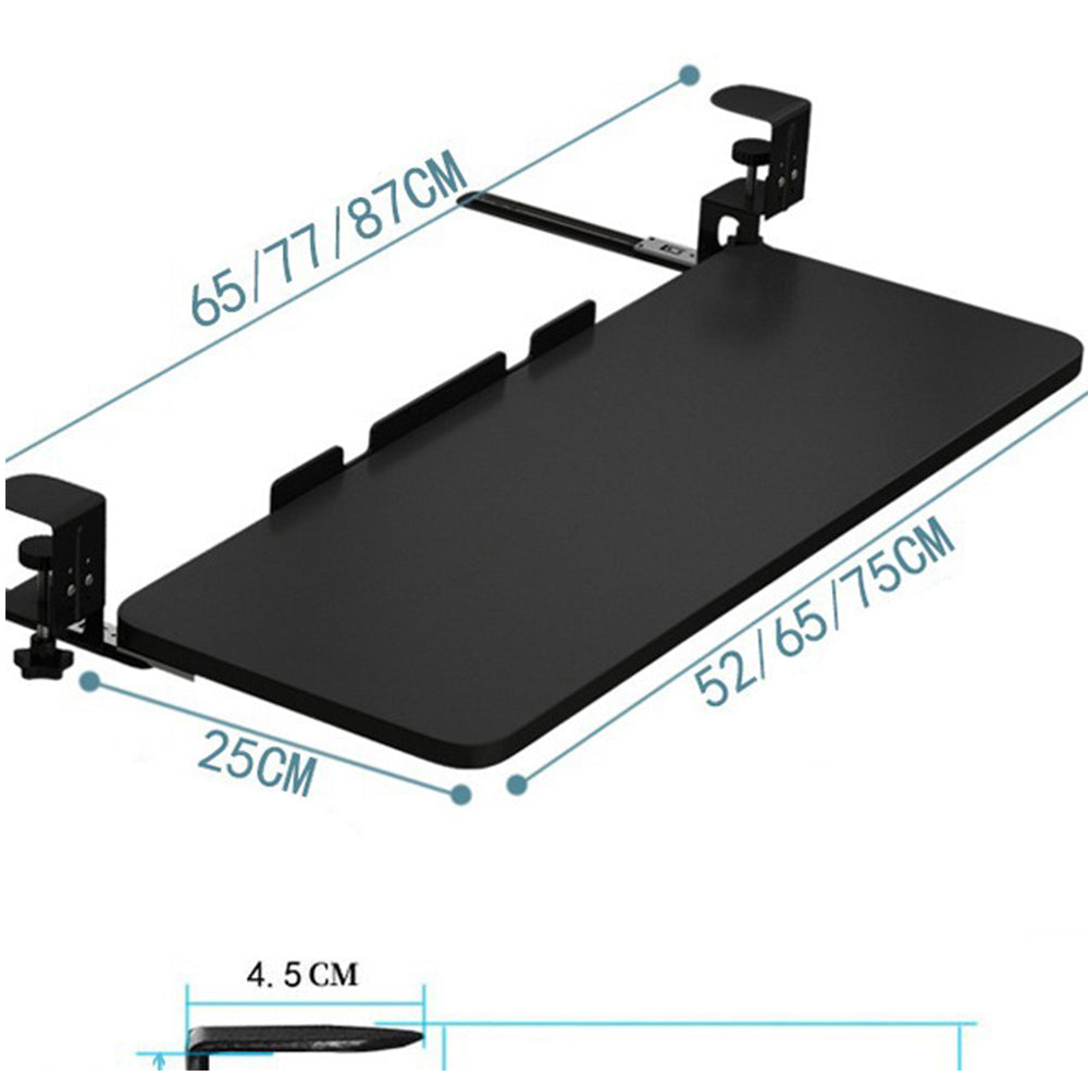 Keyboard Tray Under Desk Pull Out Computer Drawer for Typing