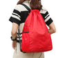 Sport Drawstring Backpack With 2 Pockets Large Capacity Basketball Bag