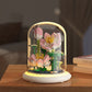 Light-Up Flower Building Blocks Kits with Dust Cover