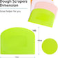 5Pcs Dough Scraper Cutter Set for Pizza Pastry Bread Cake Fondant Baking