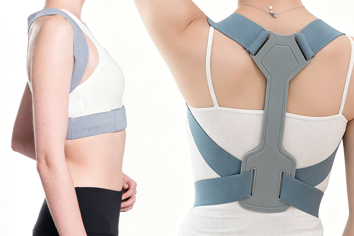 Unisex Adjustable Posture Corrector Back Brace for Adults