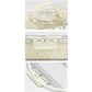 2Pcs Divided Serving Tray with Lid and Handle 4 Compartments Snack Container