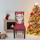 4Pcs Christmas Dining Chair Covers Stretch Washable Spandex Slipcovers for Holiday Decoration