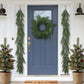 Christmas Norfolk Pine Garland Greenery Garland for Home Decor Fireplace