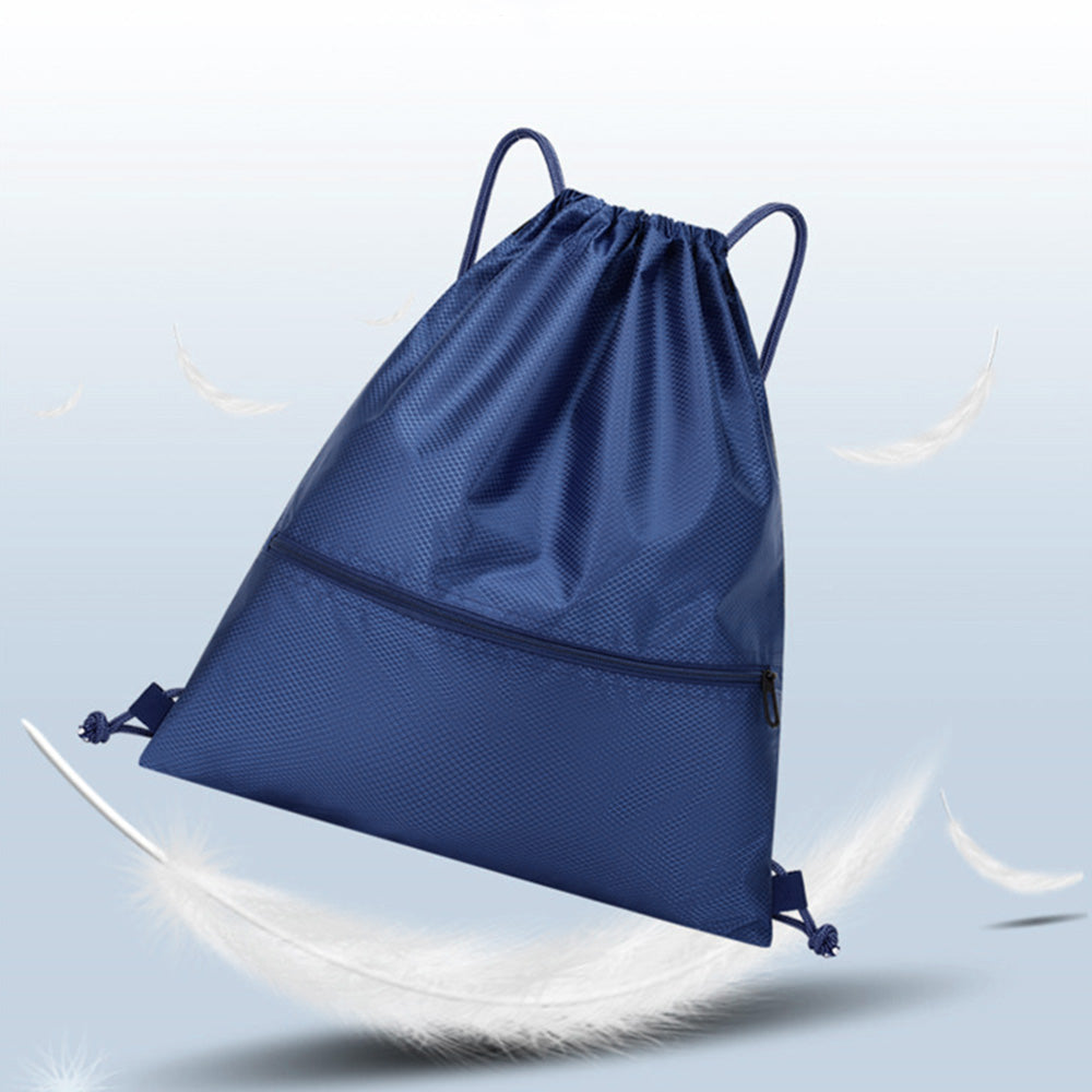 Water-resistant Drawstring Backpack Bag Portable Gym Backpack for Outdoor Travel