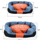 Waterproof Pet Bed Removable Washable Cat Dog Bed for Small and Medium Pets - Blue