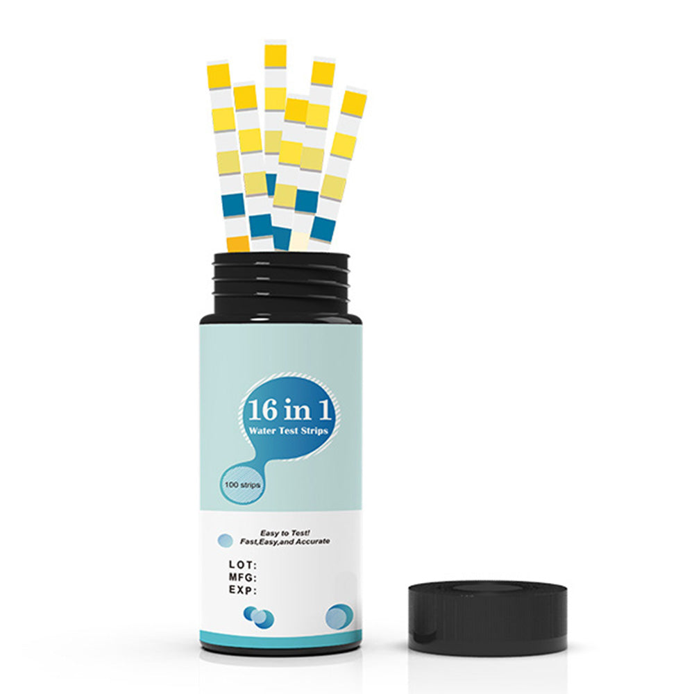 100 Strips 16 in 1 Drinking Water Quality Test Kit for Home
