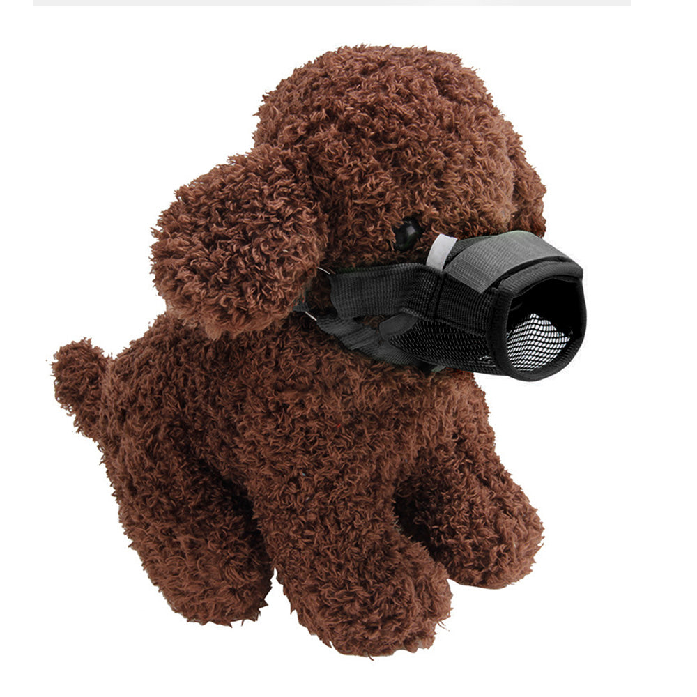 2Pcs Dog Muzzle Anti Bite Chewing Mesh Mask Training for Small Medium Large Dogs-Style 2