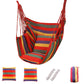 Outdoor Hanging Chair with 2 Cushions Dormitory Hammock Swing Indoor Swing