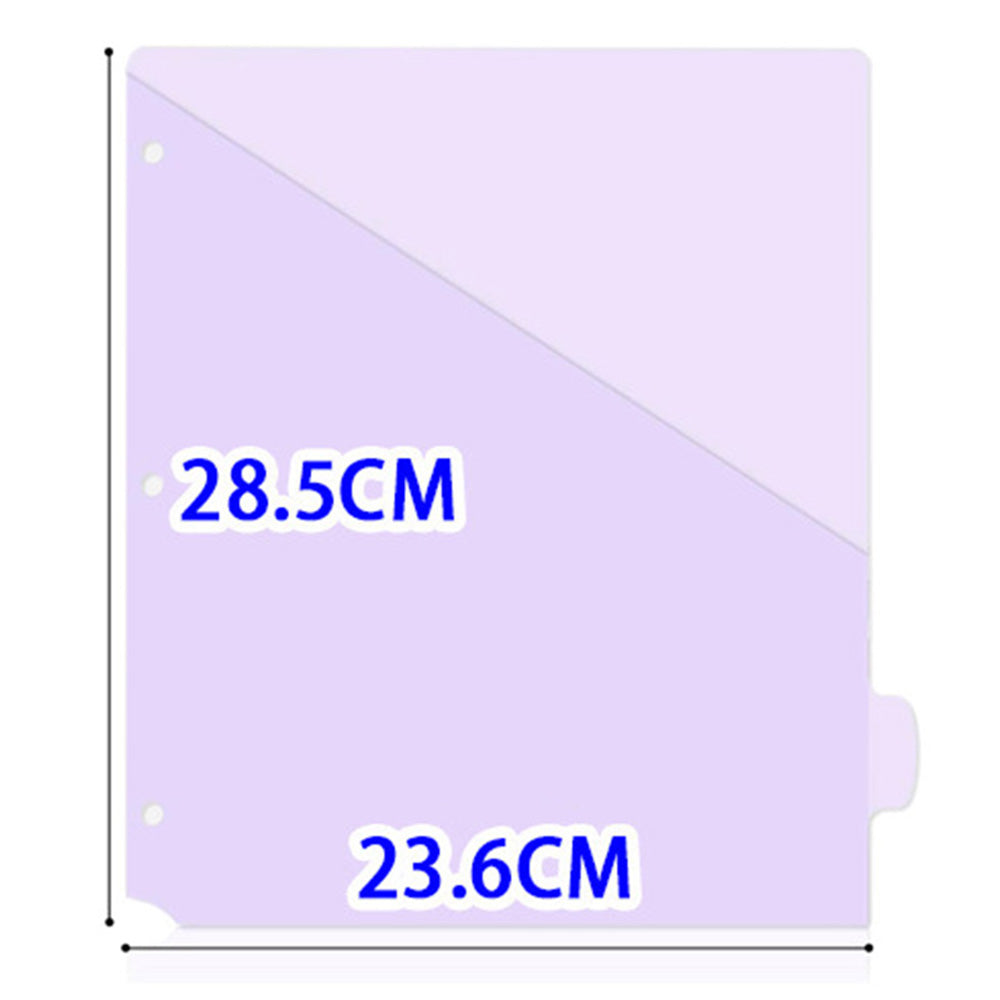 8 PCS Plastic Binder Dividers with Tabs A4 Subject Dividers for Student Teacher