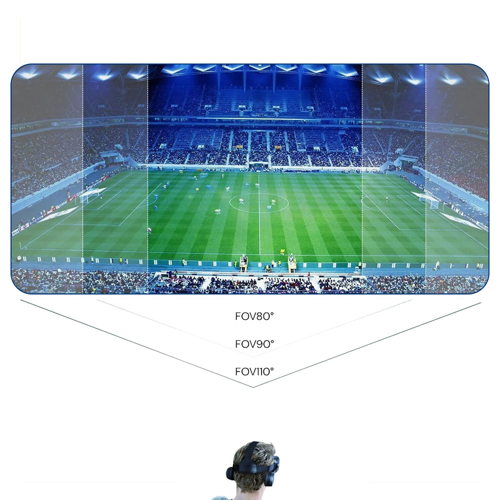 VR Headset 3D Virtual Reality Glasses With VR Bluetooth Controller