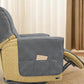 Water Resistant Quilted Recliner Chair Cover Anti-Slip Recliner Sofa Protector with Storage Pockets