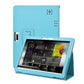 Universal 10 10.1 Inch Android Tablet Case Rotatable Multiple Viewing Stand Case-Blue