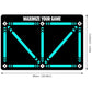 2Pcs Anti-Slip Football Footstep Training Mat