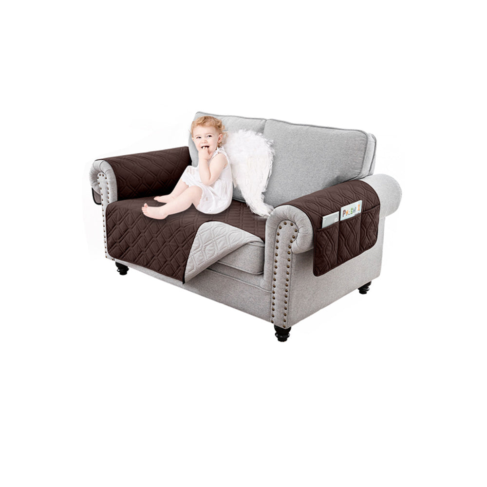 2Pcs Water Resistant Non-Slip Split Recliner Couch Cover Sofa Chair Slipcovers